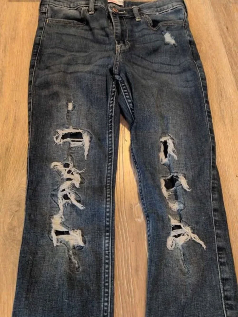 Abercrombie Kids High-Rise Ripped Distressed Jean Leggings Size 13/14
